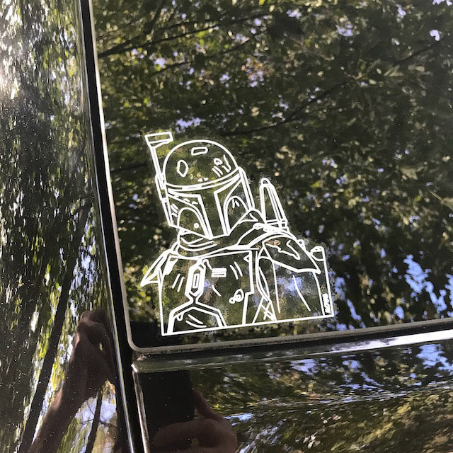 Boba Window Decals