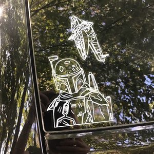 New Boba Vinyl Decals Set